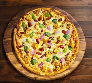 Paneer cheese burst pizza