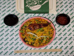 Chicken Singapore Fried Rice