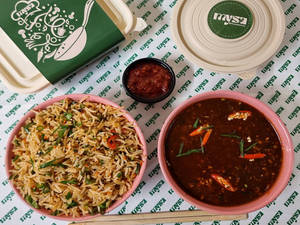 Chicken Manchurian Fried Rice