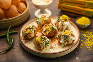 Dahi Chutney Puchka (Kolkata Flavour) [6 Pieces]