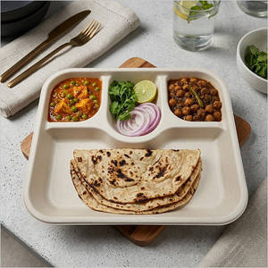 Matar Paneer + Chole Masala + 3 Tandoori Roti