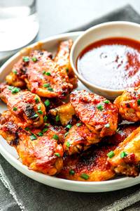 Spicy Piri Piri Wings With Chilli Garlic Aioli
