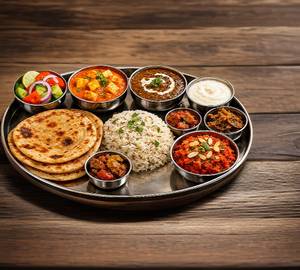 Thali Lunch Diner Paner Kaju Spl