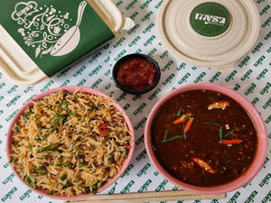 Prawns Triple Fried Rice