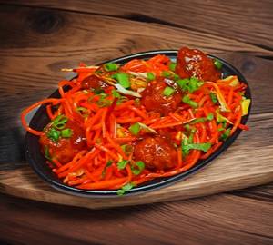 Chowmein with manchurian