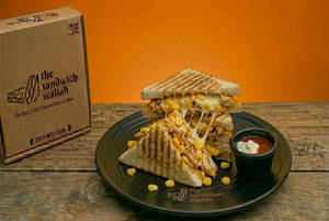Cheesy Corn Chicken Sandwich