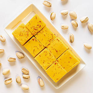 Kesar Mawa Barfi