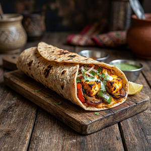 Tandoori Paneer Tikka Roll