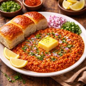Pav Bhaji Cheese Butter Dosa