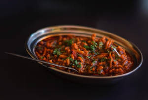 Shev bhaji red masala