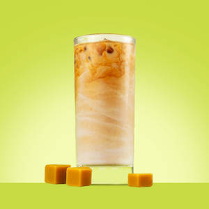Salted Caramel Iced Latte