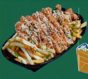 Fries chicken shawarma