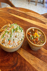 Chilli Paneer Fried Rice Bowl