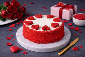 Forever Love Red Velvet Cake - 500 Gms
