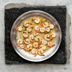 King Prawns in Lemon Butter Garlic Sauce