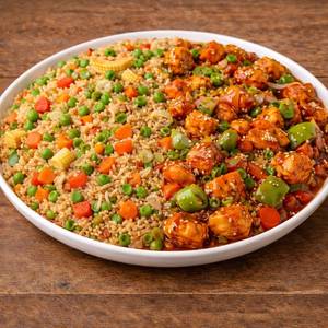 Mix Fried Rice [h] + Veg Chilly [h]