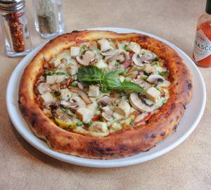 Pesto Pollo Ai Funghi Pizza [12 Inches]