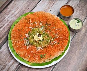 Open Butter Masala Dosa