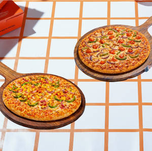 2 Large Signature Pizza - Veg