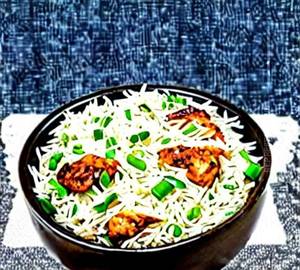 Garlic chicken fried rice