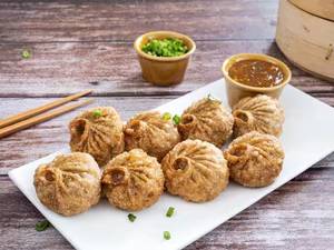 Fried Veg Momos(10Pcs)
