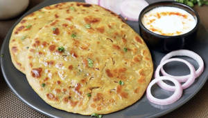 1 Onion Paratha With Curd