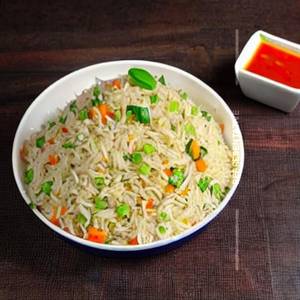 Schezwan prawns fried rice