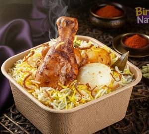 Egg Chicken Biryani [Meal For One]