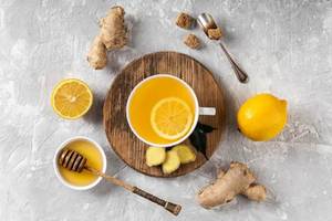 Ginger Lemon Honey Tea