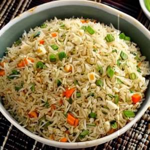 Garlic egg fried rice