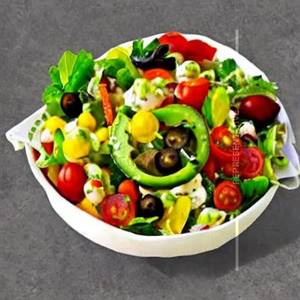 Arabic vogurt salad veg
