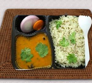 Dal Fry With Jeera Rice