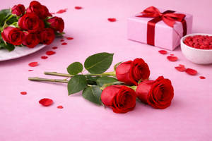Red Rose - 3 Pcs