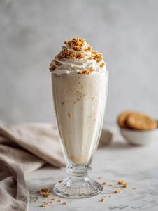 Vanilla ice cream milk shakes