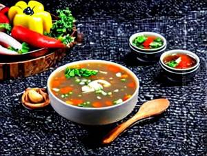 Veg clear soup