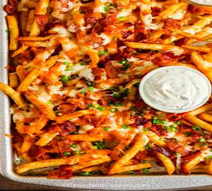 Loaded cheesy fries