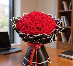 100 Red Rose bouquet