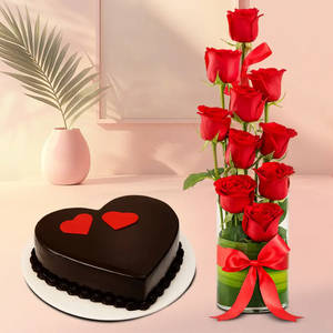 Roses and Cake Love Celebration