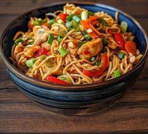 Chicken noodles