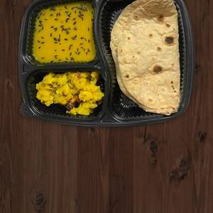 4 Roti with  Dal Chokha