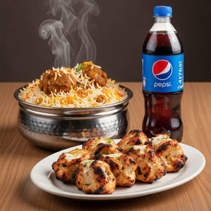 Chicken Dum Biryani Combo 1 [Serves 1]