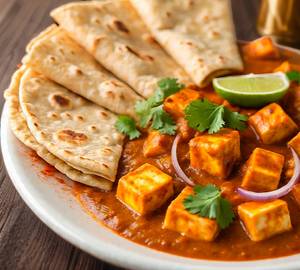 Paneer Butter Masala [+4Pieces]+4 Butter Tawa Roti