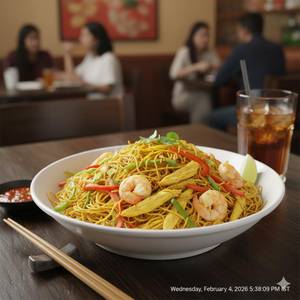 Chicken Singapore Noodles