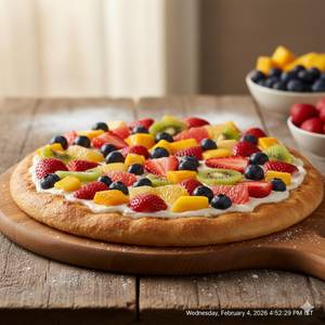 Mix Fruit Pizza