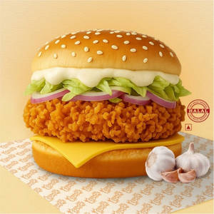 Garlicky Chicken Burger
