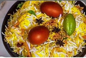 Egg special biryani