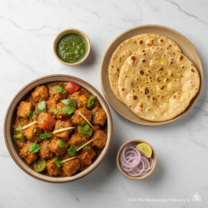 Kadai Chaap Mini Meal