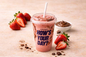 Chocolate Strawberry Protein Smoothie