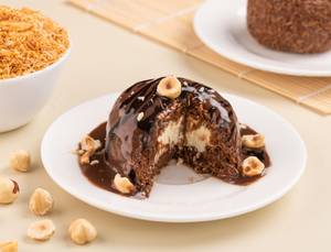 Hazelnut Kunafa Dubai Hubba Bomb Cake