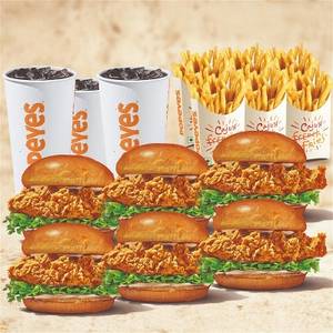 Classic Burger x6 Party Pack